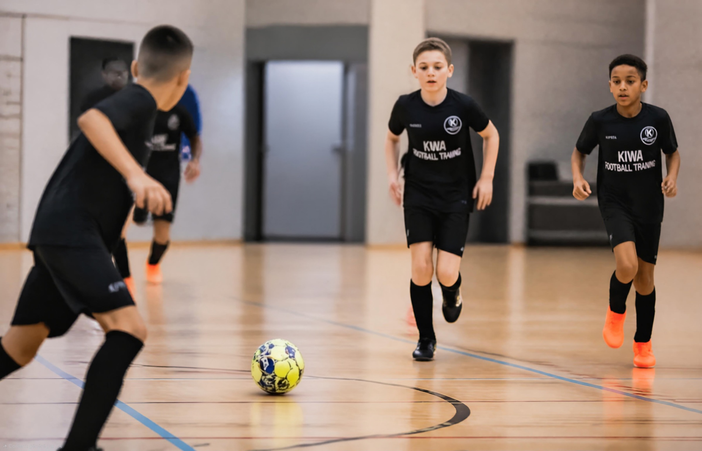 Joueur Kiwa à l’entraînement